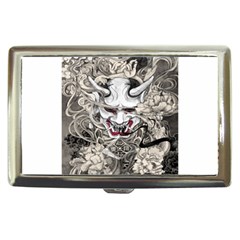 Samurai Oni Mask Cigarette Money Case by Saga96