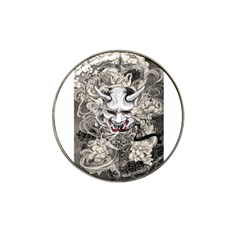 Samurai Oni Mask Hat Clip Ball Marker