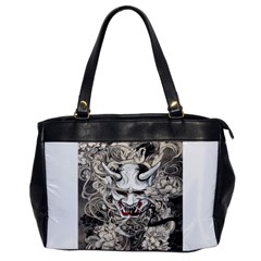 Samurai Oni Mask Oversize Office Handbag by Saga96