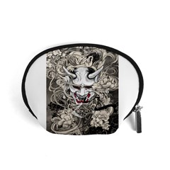 Samurai Oni Mask Accessory Pouch (small) by Saga96