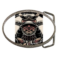 Samurai Oni Mask Belt Buckles by Saga96