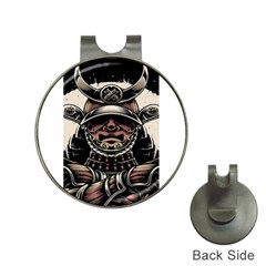 Samurai Oni Mask Hat Clips With Golf Markers by Saga96