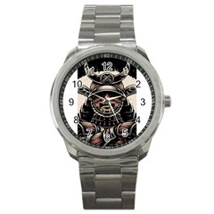 Samurai Oni Mask Sport Metal Watch by Saga96