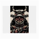 Samurai Oni Mask Small Glasses Cloth (2 Sides) Front