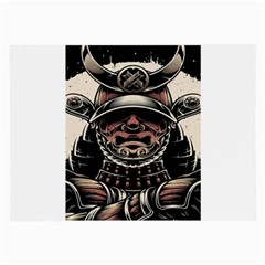 Samurai Oni Mask Large Glasses Cloth by Saga96