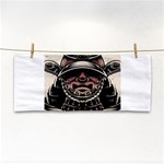 Samurai Oni Mask Hand Towel Front