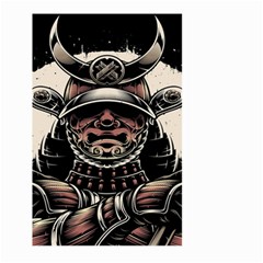 Samurai Oni Mask Large Garden Flag (two Sides) by Saga96