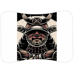 Samurai Oni Mask Velour Seat Head Rest Cushion by Saga96