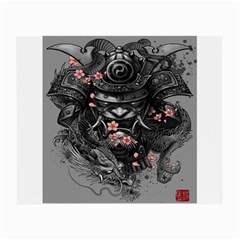 Samurai Oni Mask Small Glasses Cloth by Saga96