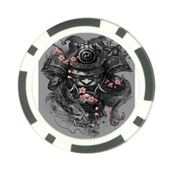 Samurai Oni Mask Poker Chip Card Guard by Saga96