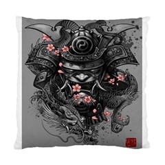 Samurai Oni Mask Standard Cushion Case (one Side) by Saga96