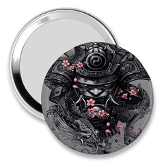 Samurai Oni Mask 3  Handbag Mirrors by Saga96