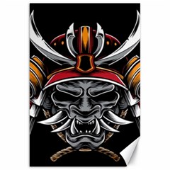 Samurai Oni Mask Canvas 20  X 30  by Saga96