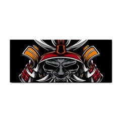 Samurai Oni Mask Hand Towel by Saga96