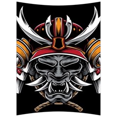 Samurai Oni Mask Back Support Cushion by Saga96