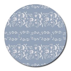 Fantasy Flowers Round Mousepads by Eskimos