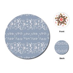 Fantasy Flowers Playing Cards Single Design (round) by Eskimos