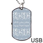 Fantasy flowers Dog Tag USB Flash (Two Sides) Back