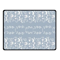 Fantasy Flowers Double Sided Fleece Blanket (small)  by Eskimos