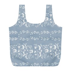 Fantasy Flowers Full Print Recycle Bag (l) by Eskimos