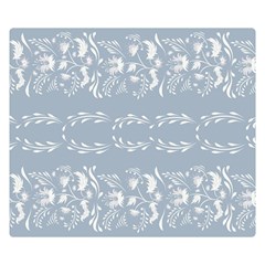 Fantasy Flowers Double Sided Flano Blanket (small)  by Eskimos