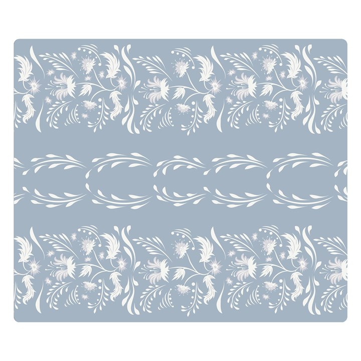 Fantasy flowers Double Sided Flano Blanket (Small) 