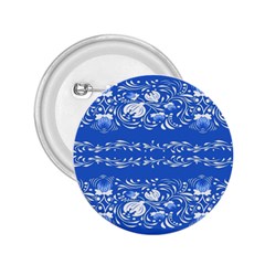 Blue flowers 2.25  Buttons