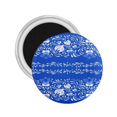 Blue flowers 2.25  Magnets