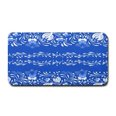 Blue flowers Medium Bar Mats