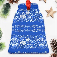 Blue flowers Ornament (Bell)