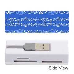 Blue Flowers Memory Card Reader (stick) by Eskimos