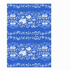 Blue Flowers Small Garden Flag (two Sides) by Eskimos