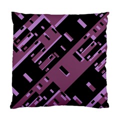 Dark Geometric Shapes Print Pattern Standard Cushion Case (one Side) by dflcprintsclothing