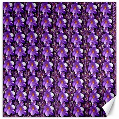 Flowers Into A Decorative Field Of Bloom Popart Canvas 20  X 20  by pepitasart