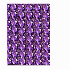 Flowers Into A Decorative Field Of Bloom Popart Large Garden Flag (two Sides) by pepitasart