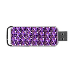 Flowers Into A Decorative Field Of Bloom Popart Portable Usb Flash (one Side) by pepitasart