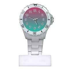 Teal Sangria Plastic Nurses Watch by SpangleCustomWear