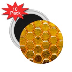 Hexagonal Windows 2 25  Magnets (10 Pack)  by essentialimage365