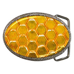 Hexagonal Windows Belt Buckles by essentialimage365