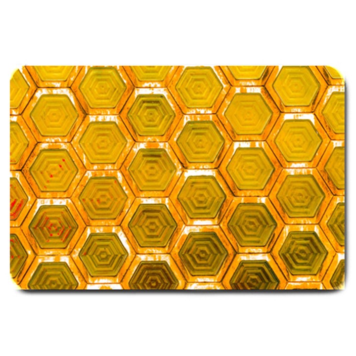 Hexagonal Windows Large Doormat 