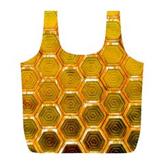 Hexagonal Windows Full Print Recycle Bag (l) by essentialimage365