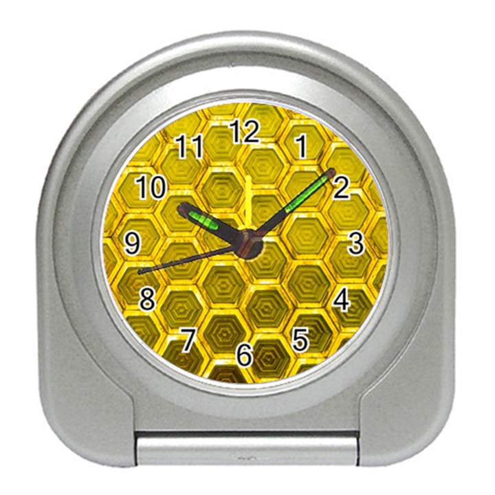 Hexagon Windows Travel Alarm Clock