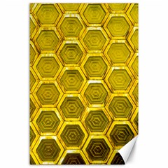 Hexagon Windows Canvas 24  X 36 