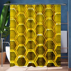 Hexagon Windows Shower Curtain 60  X 72  (medium)  by essentialimage365