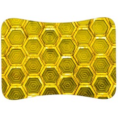 Hexagon Windows Velour Seat Head Rest Cushion by essentialimage365