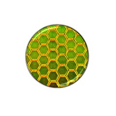 Hexagon Windows Hat Clip Ball Marker by essentialimage365