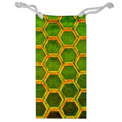 Hexagon Windows Jewelry Bag by essentialimage365