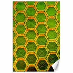 Hexagon Windows Canvas 24  X 36  by essentialimage365