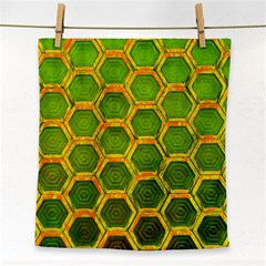 Hexagon Windows Face Towel by essentialimage365