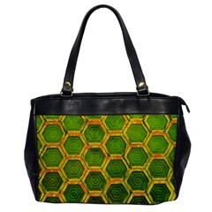 Hexagon Windows Oversize Office Handbag by essentialimage365